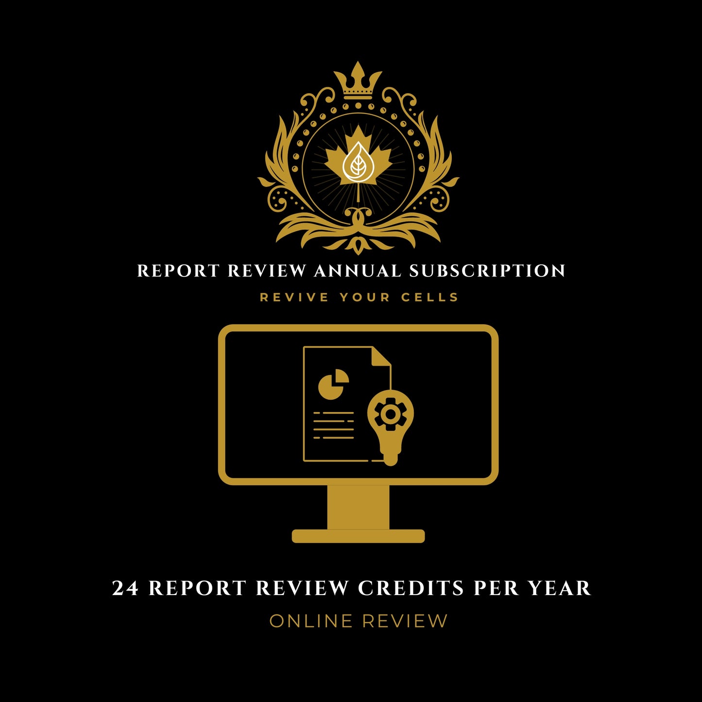 Epigenetic Hair Analysis Three Report Review Credits Annual Subscription - ReviveYourCells