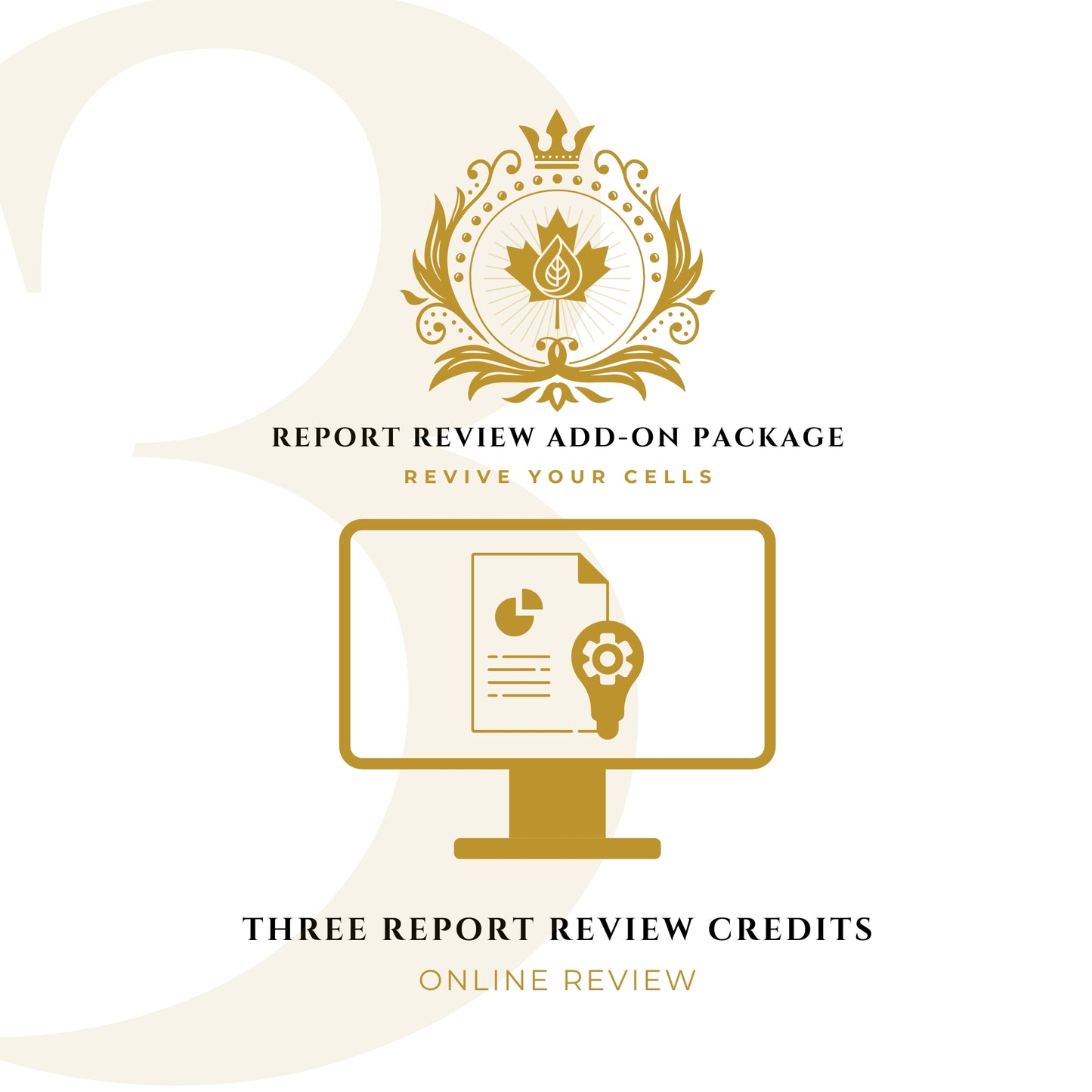 Epigenetic Hair Analysis Three Report Credit Review - Add-On Package - ReviveYourCells