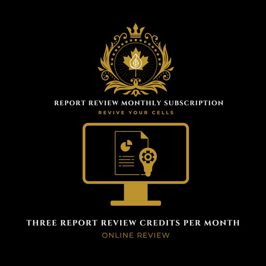 Epigenetic Hair Analysis Three Report Review Credits Monthly Subscription - ReviveYourCells